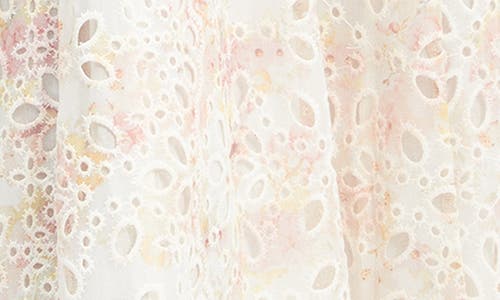 Bardot Lilah Sweetheart Corset A-line Midi Dress In Sunny Floral