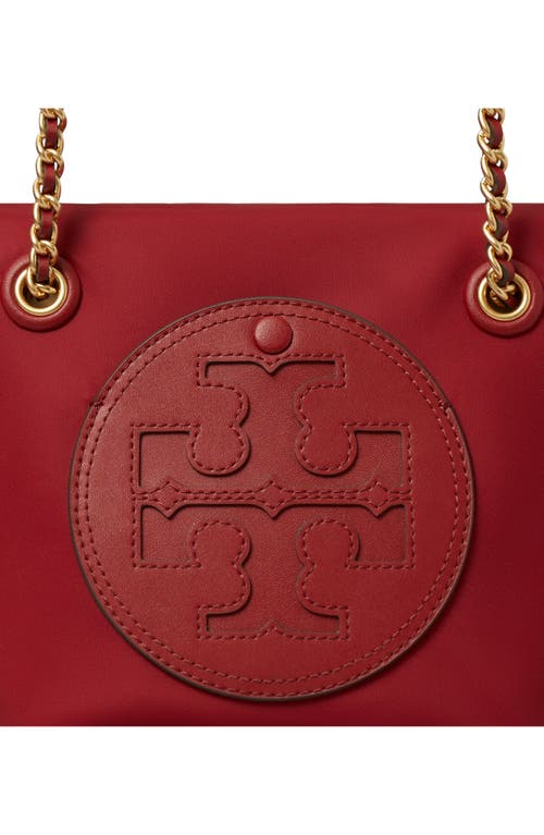 Shop Tory Burch Small Ella Chain Convertible Crossbody Bag In Ruby