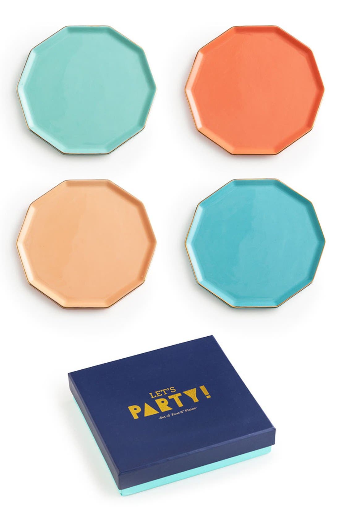 Rosanna Decagon Appetizer Plates (Set of 4) Nordstrom