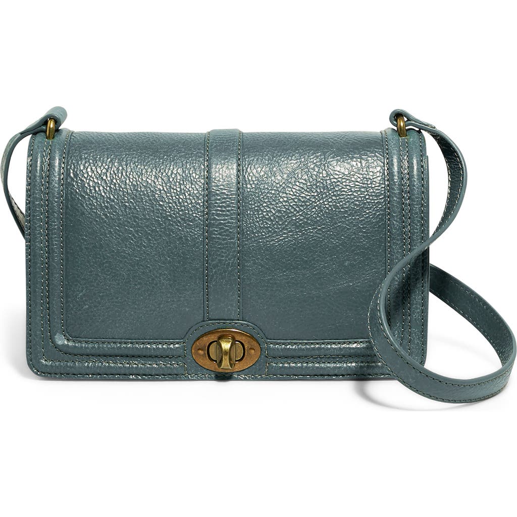 American Leather Co. Becky Leather Crossbody Bag In Green