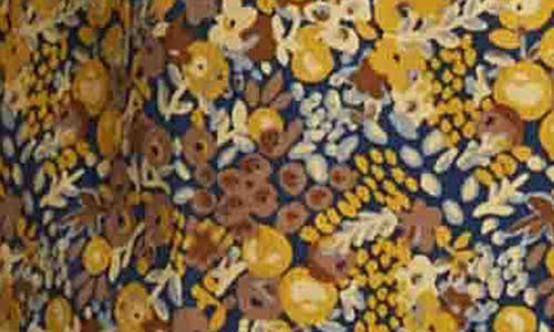 Foxcroft Mary Ditsy Floral Button-up Shirt In Multi Yellow