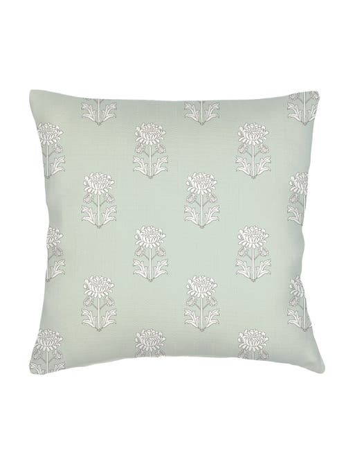 ANAYA ANAYA BLOCK PRINT LINEN EURO PILLOW WITH DOWN ALTERNATIVE INSERT 