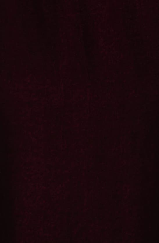 Eileen Fisher Long-sleeve Scoop-neck Velvet Top In Sweet Plum