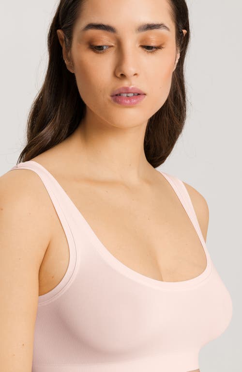 Shop Hanro Touch Feeling Sports Bra In Rose