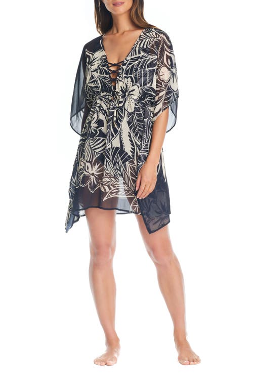 Rod Beattie Ciao Bella Cover-Up Caftan in Black at Nordstrom, Size Large
