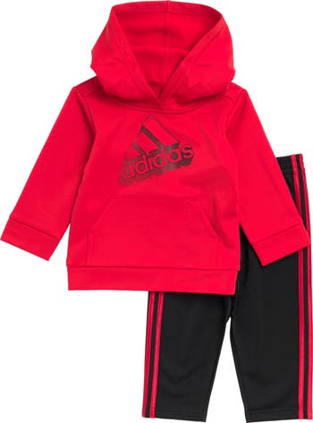 Bright red 2025 adidas hoodie