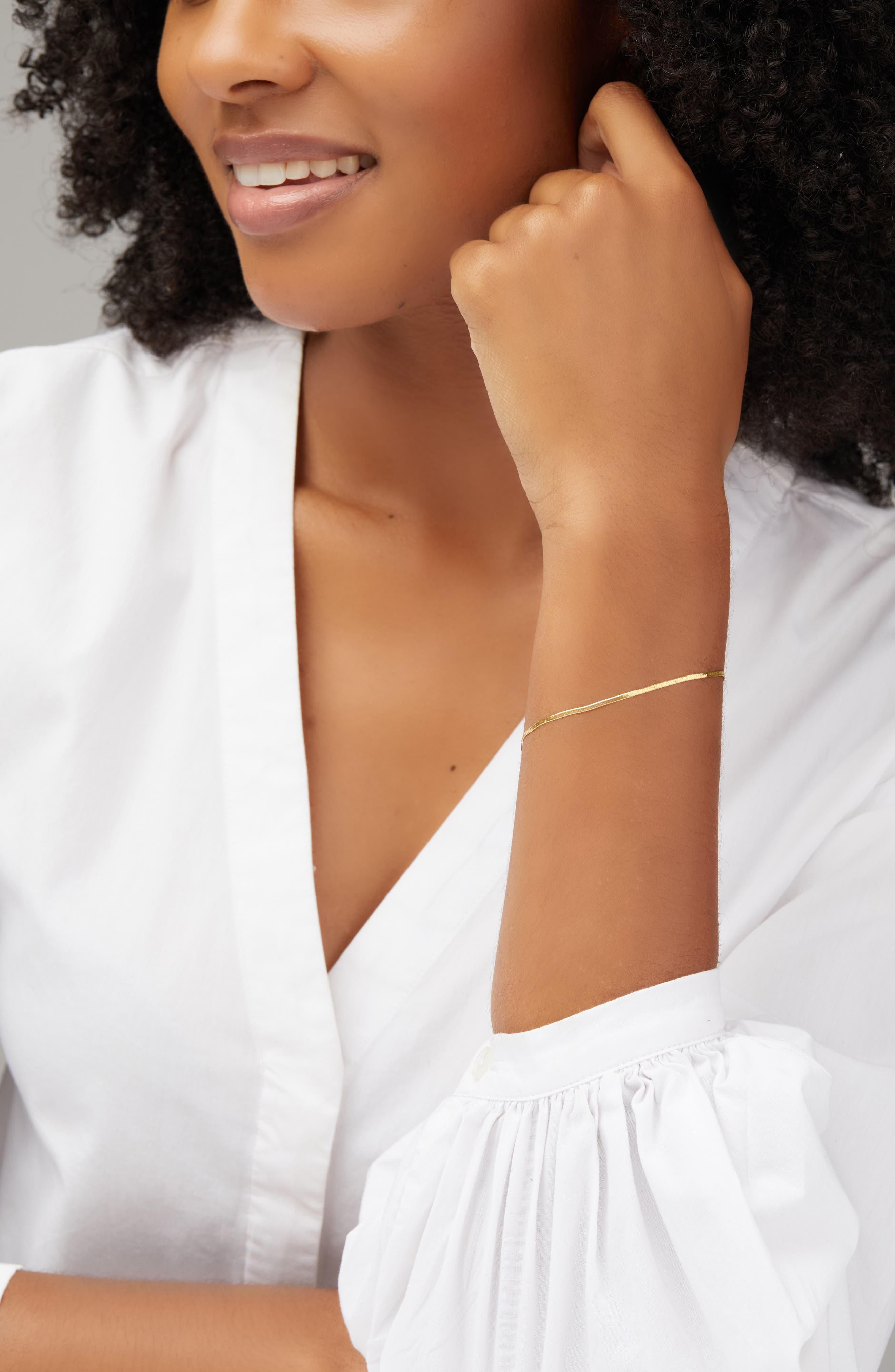 Bony Levy Herringbone Chain Bracelet Nordstrom