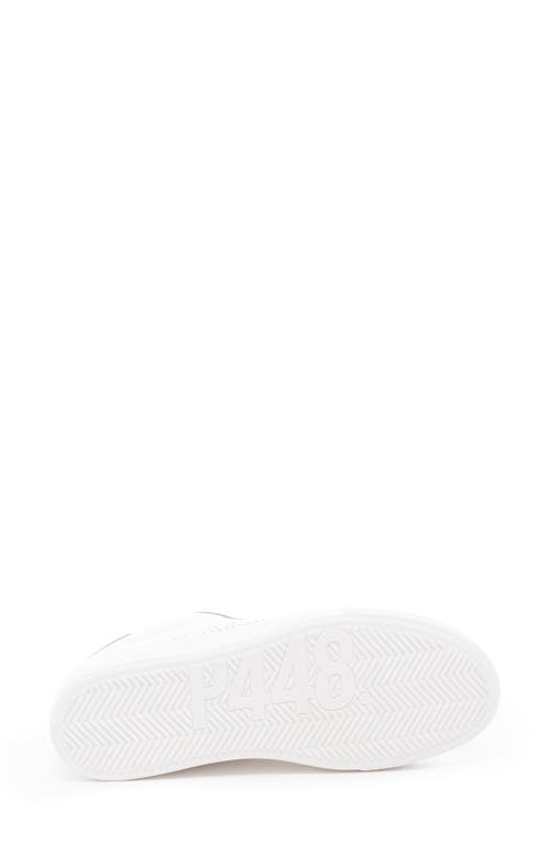 Shop P448 The Amid High Top Sneaker In White/grey