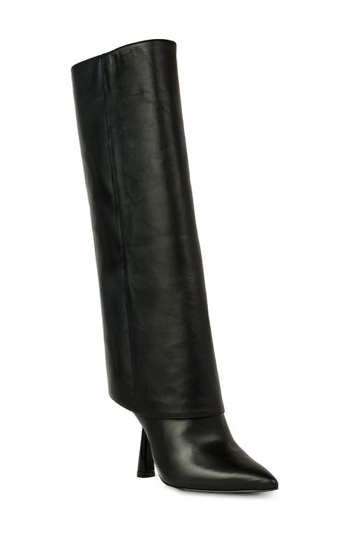 BLACK SUEDE STUDIO Martine Knee High Boot in Black Buffed Calf at Nordstrom, Size 8Us