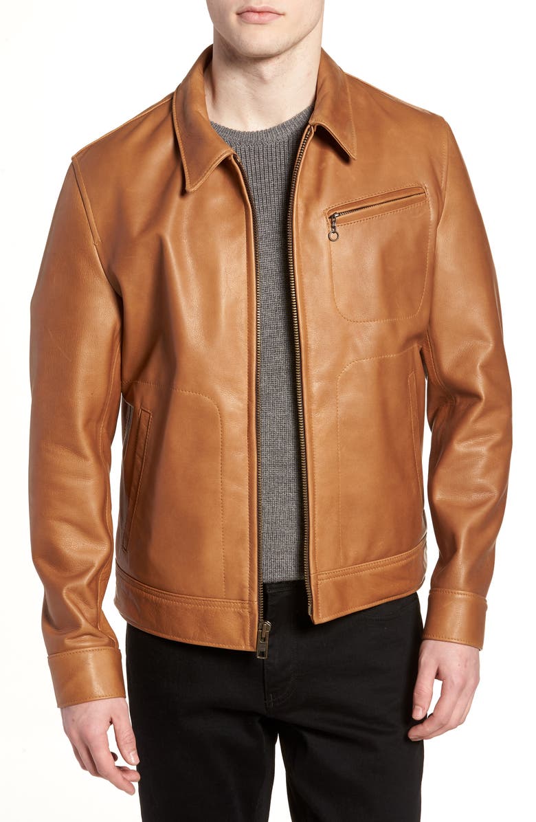 Schott NYC Waxy Leather Jacket | Nordstrom