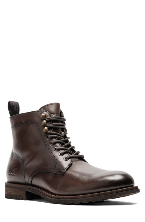 Shop Rodd & Gunn Franz Lace-up Military Boot In Testa Di Moro