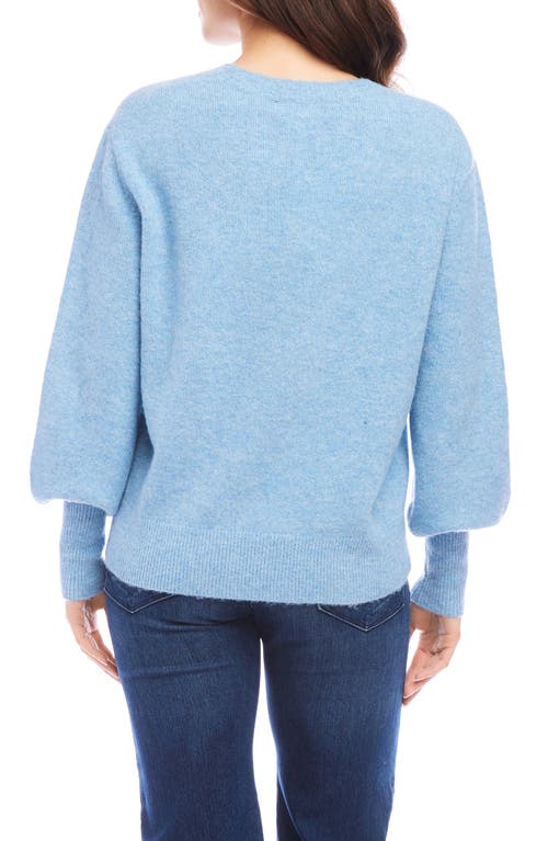 Shop Karen Kane Bishop Sleeve Sweater In Sky