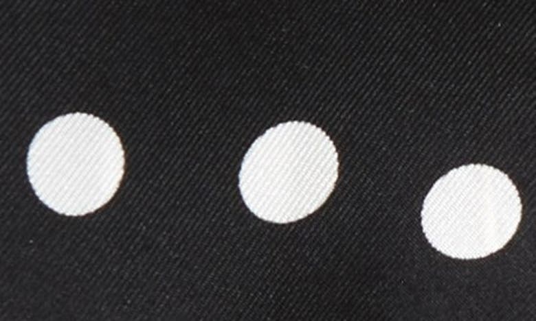 Dolce & Gabbana Scarf In Hnbew Pois Bianco Fdo.nero