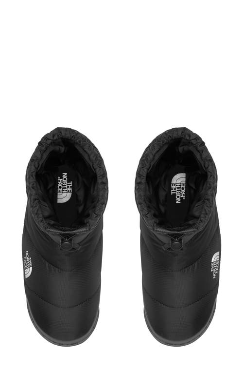 Shop The North Face Nuptse® Après Water Repellent 550 Fill Power Down Bootie In Tnf Black/asphalt Grey