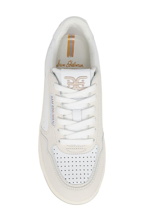 Shop Sam Edelman Harper Sneaker In White/sugar