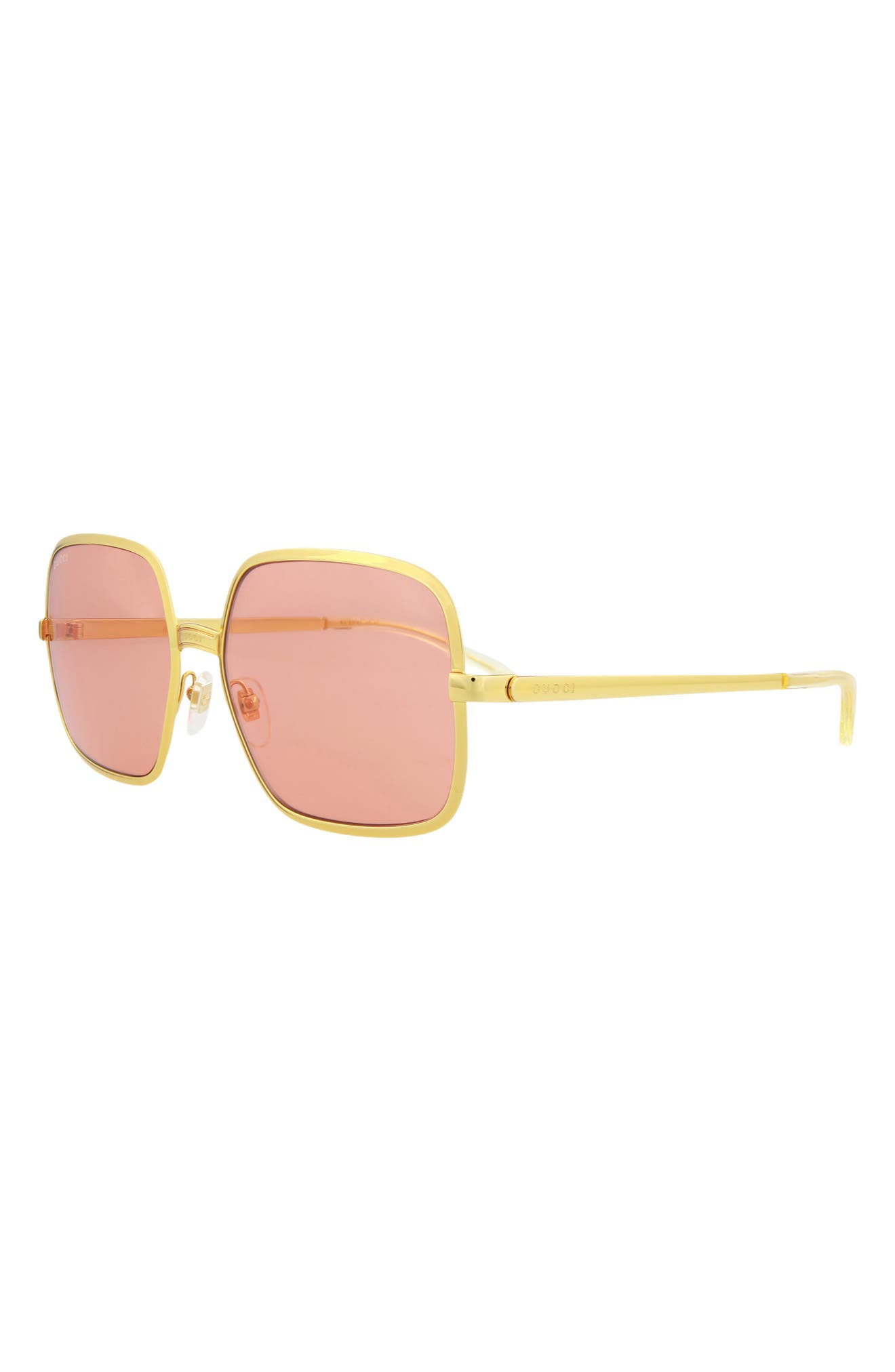 gucci 60mm square sunglasses