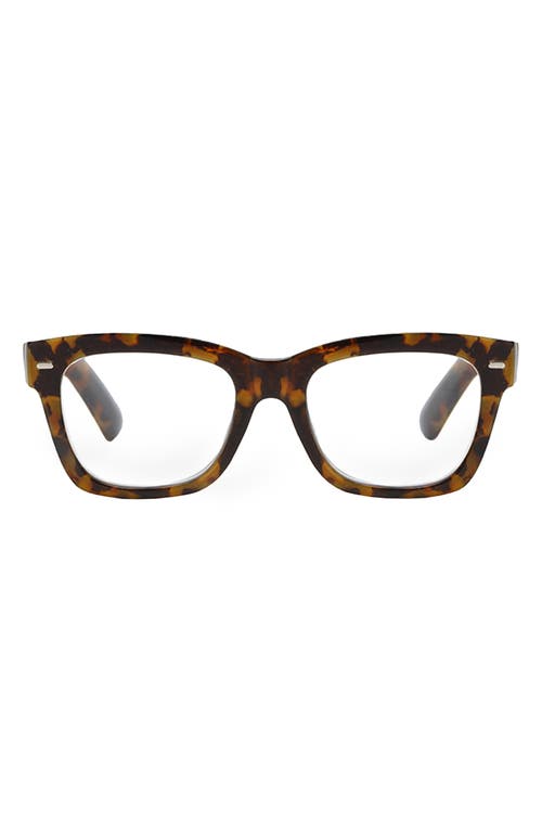 Shop Fifth & Ninth Shiloh 64mm Square Blue Light Blocking Glasses In Torte