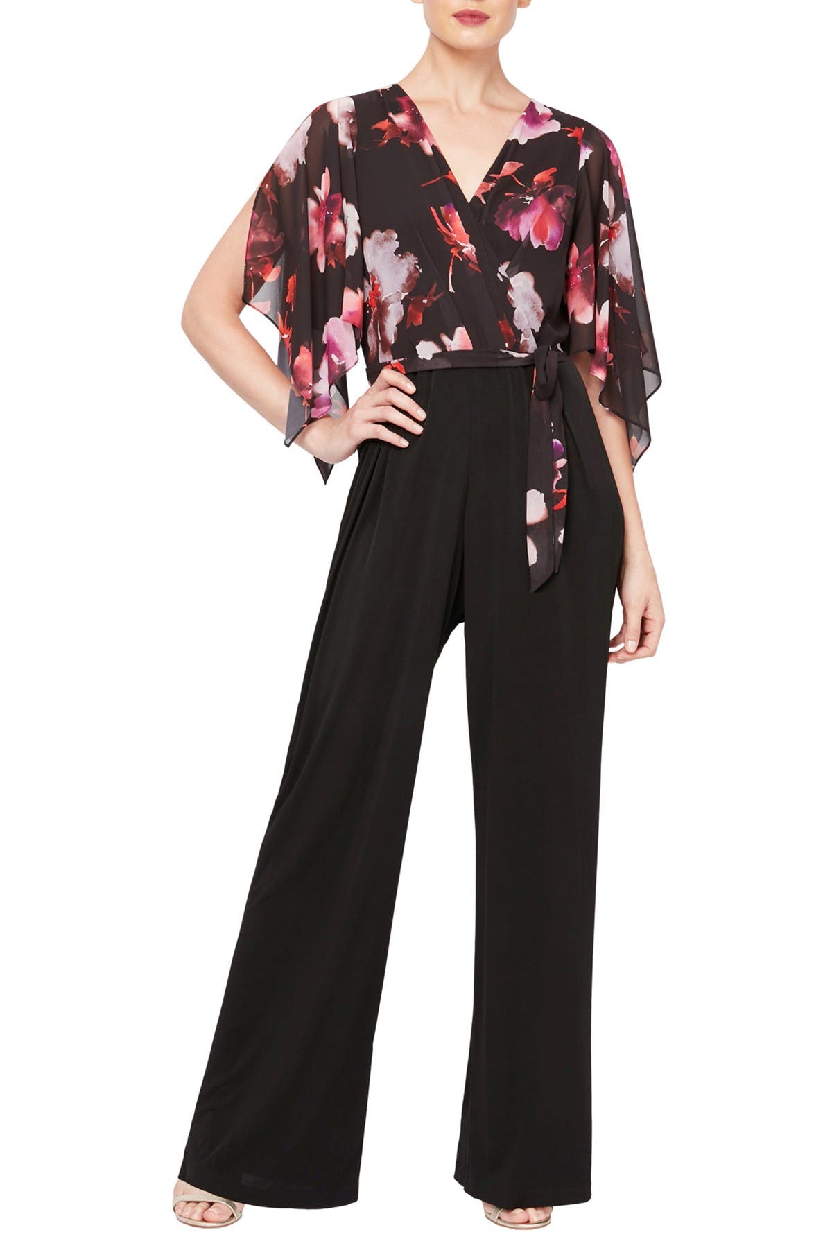 split sleeve jumpsuit