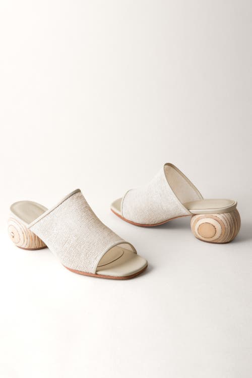 Shop Huma Blanco Milla Natural Jute Slide Sandal