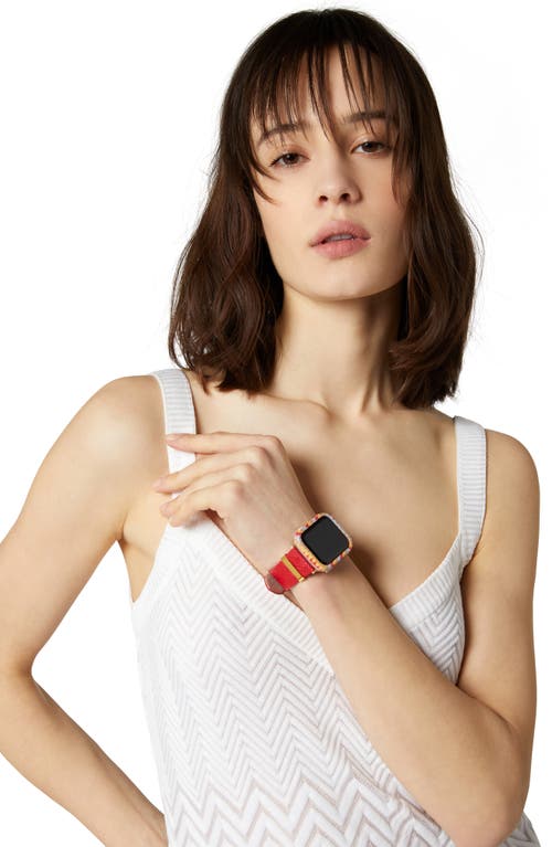 Shop Missoni Zigzag 41mm Apple Watch® Gift Set In Red