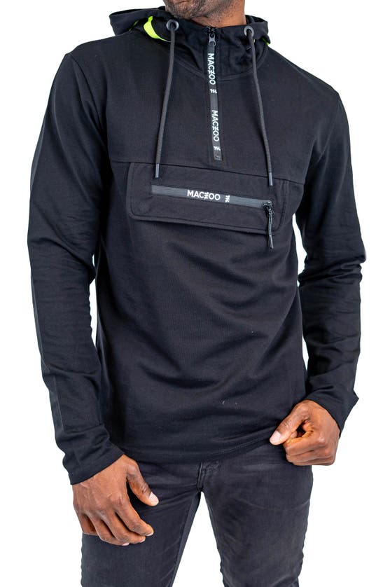 Shop Maceoo Fairaway Graphic Hoodie In Grey