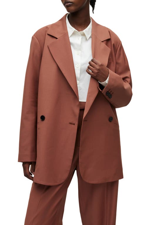 AllSaints Corin Miro Blazer Sandstone Pink at Nordstrom,