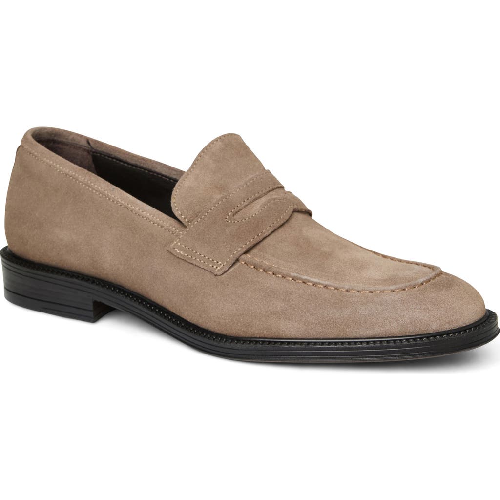 Bruno Magli Dorzano Penny Loafer In Taupe Suede