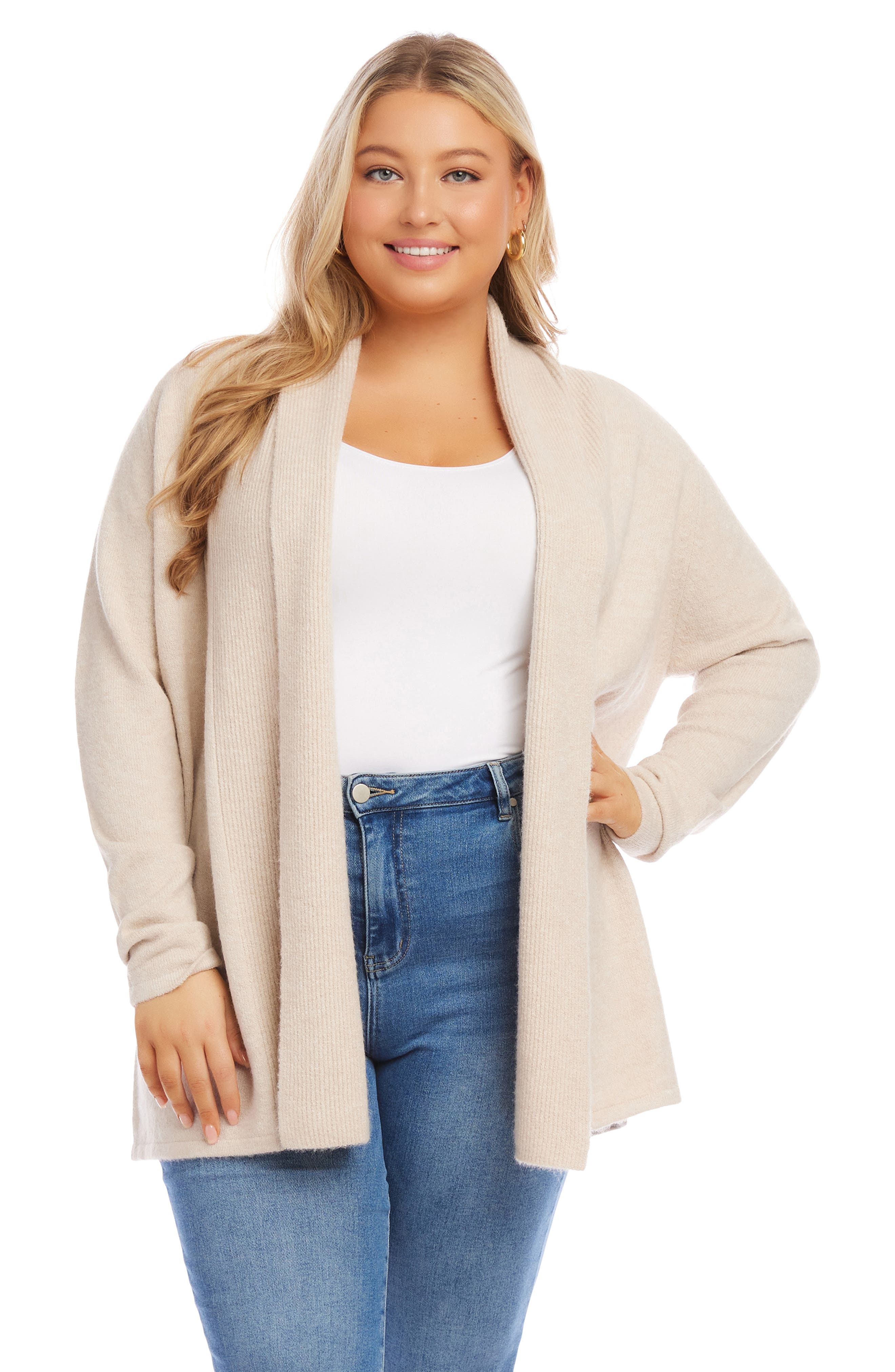 Karen kane drape front on sale cardigan