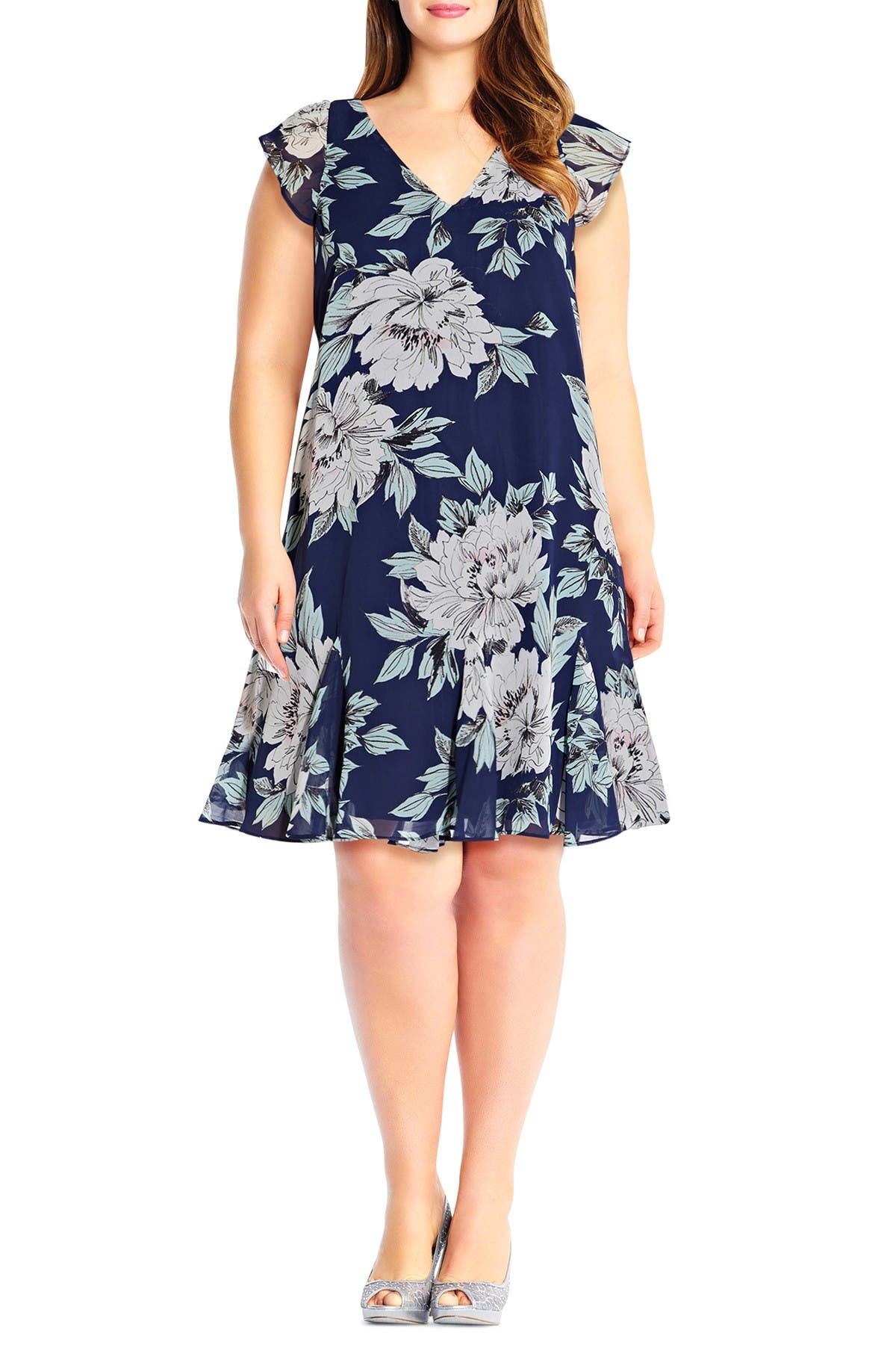 adrianna papell plus size dresses nordstrom