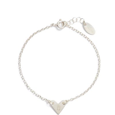 Nashelle Initial Heart Bracelet