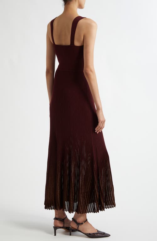 Ulla Johnson Zariah Shimmer Sleeveless Maxi Dress In Amaranthus
