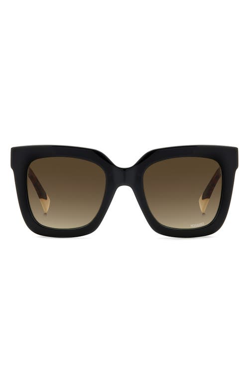 Missoni 52mm Square Sunglasses in Black/Brown Gradient at Nordstrom