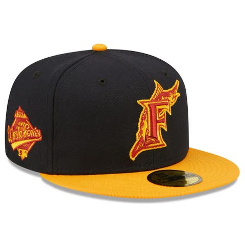 Men's Pittsburgh Pirates New Era Royal/Red Alternate Logo Primary Jewel  Gold Undervisor 59FIFTY Fitted Hat