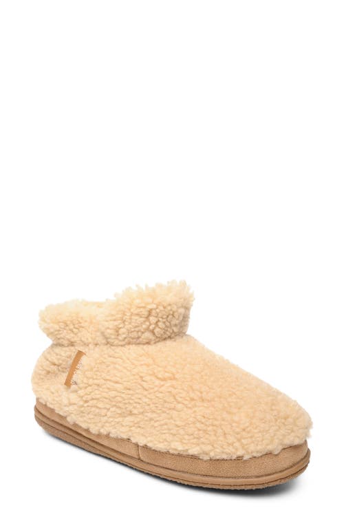 Brekyn Faux Shearling Slipper in Golden Tan