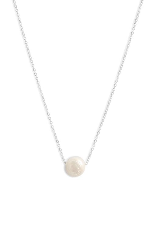 Charlize Freshwater Pearl Necklace in Sterling Silver