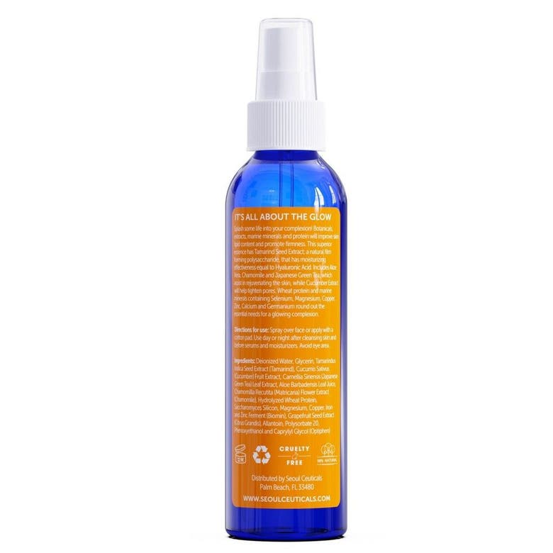 Seoul Ceuticals Korean Skincare Marine Mineral Pump & Glow Essence In Clear
