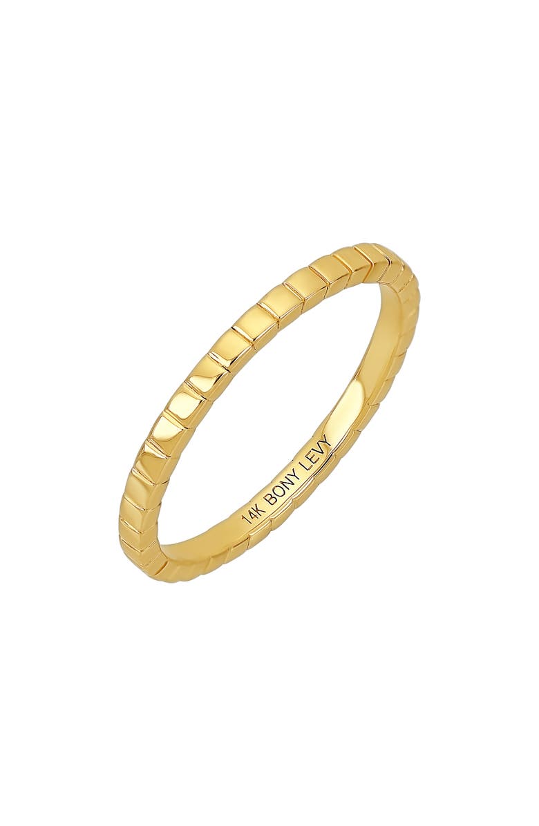 Bony Levy 14K Gold Stacking Ring, Main, color,