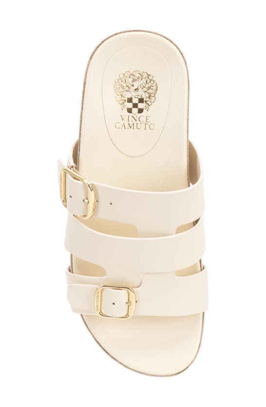 Shop Vince Camuto Freoda Slide Sandal In Creamy White