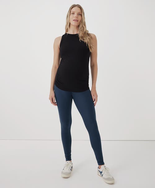 Pact Organic Maternity Everyday Tank In Black