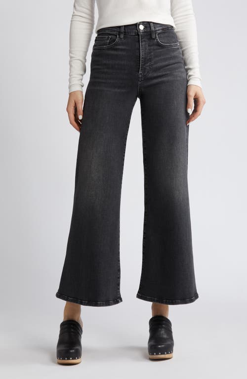FRAME Le Palazzo High Waist Crop Wide Leg Jeans Atmosphere at Nordstrom,
