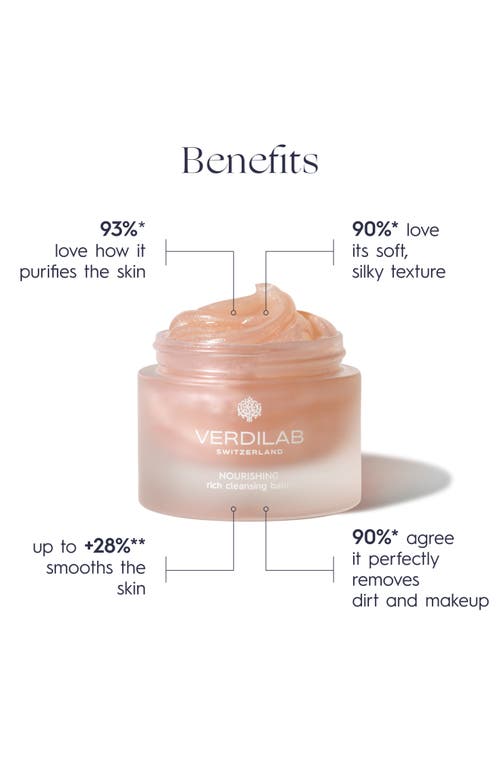 Verdilab Nourishing Rich Cleansing Balm In No Color