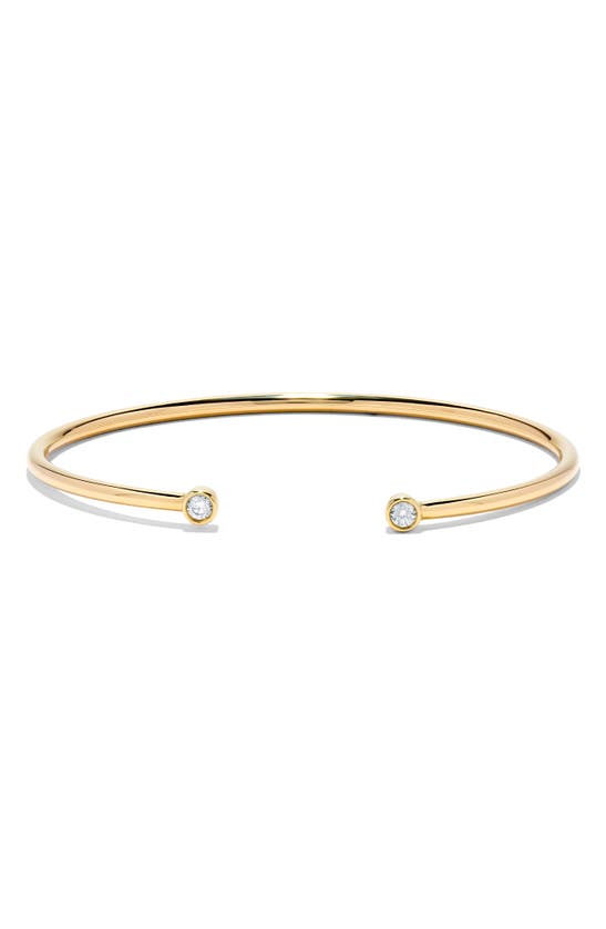 H.j. Namdar Flexible Bezel Diamond Stackable Bangle Bracelet In 14k Yellow Gold