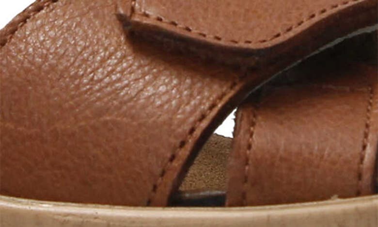 Shop Wolky La Jolla Ankle Strap Platform Wedge Sandal In Cognac Leather