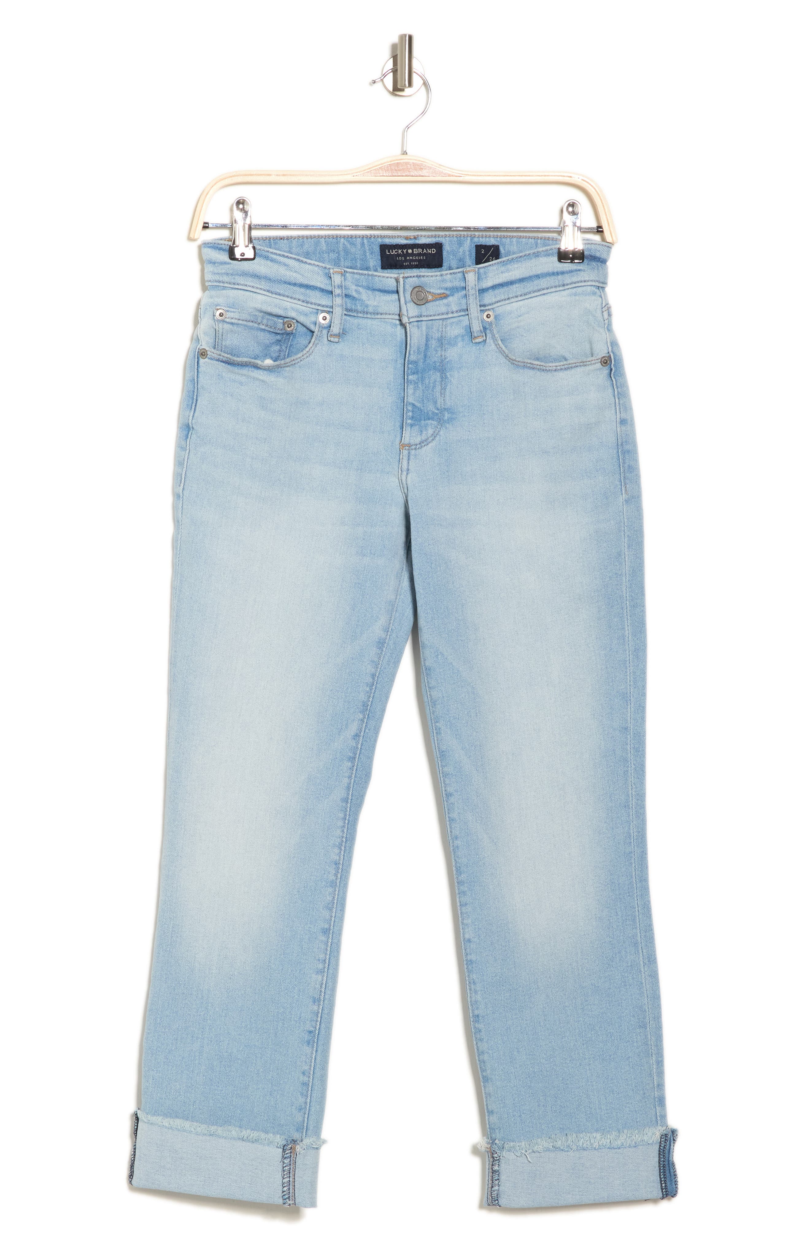 Lucky Brand Sweet Crop Straight Leg 