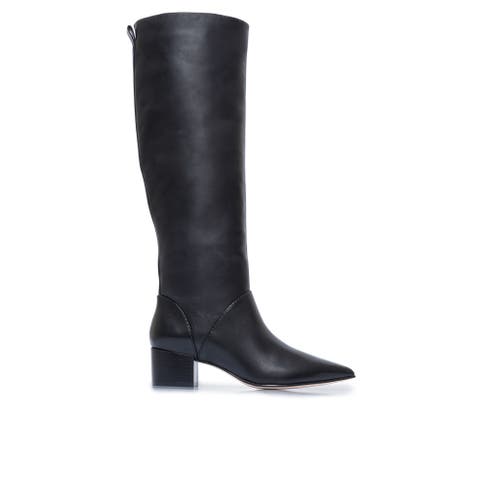 Shop Bernardo Footwear Milano Knee-high Pointed Toe Boot In Black