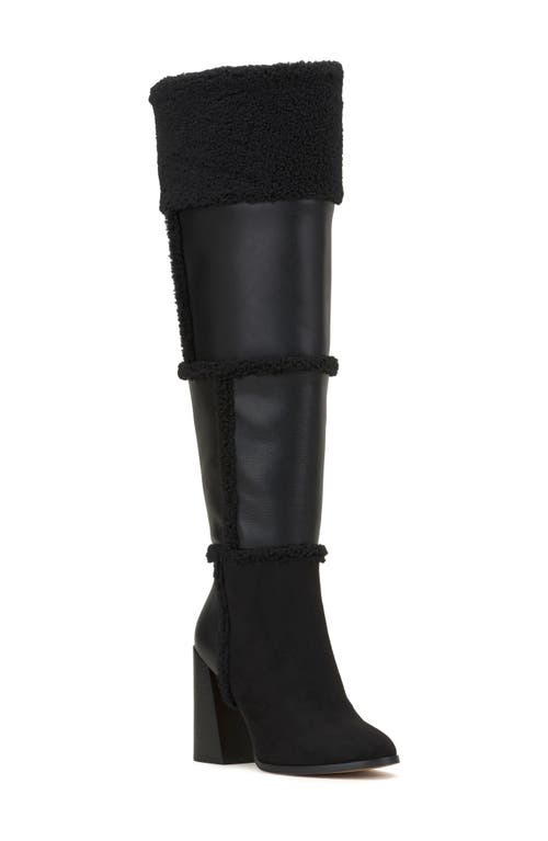 Rustina Over the Knee Boot in Black