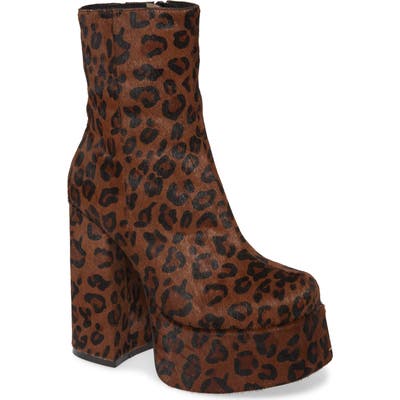 Jeffrey Campbell Widow Platform Bootie, Brown
