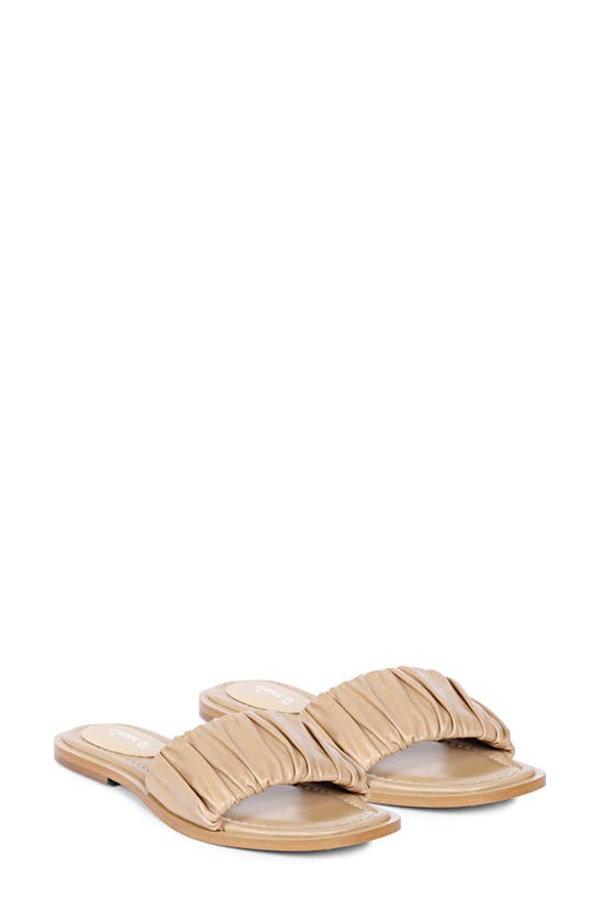 Shop Saint G Venciza Slide Sandal In Brown