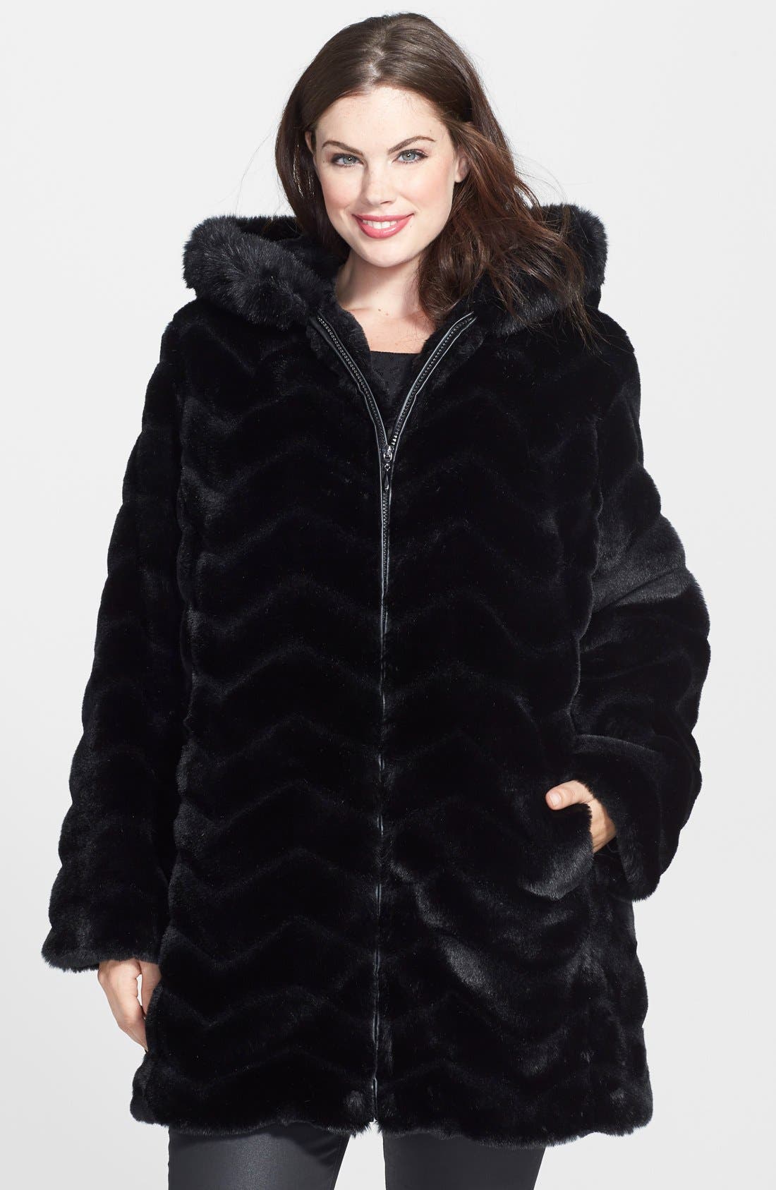 Gallery Chevron Faux Fur Hooded Coat Plus Size Nordstrom   99b24d89 Fbec 42a1 842e 382c167125b7 