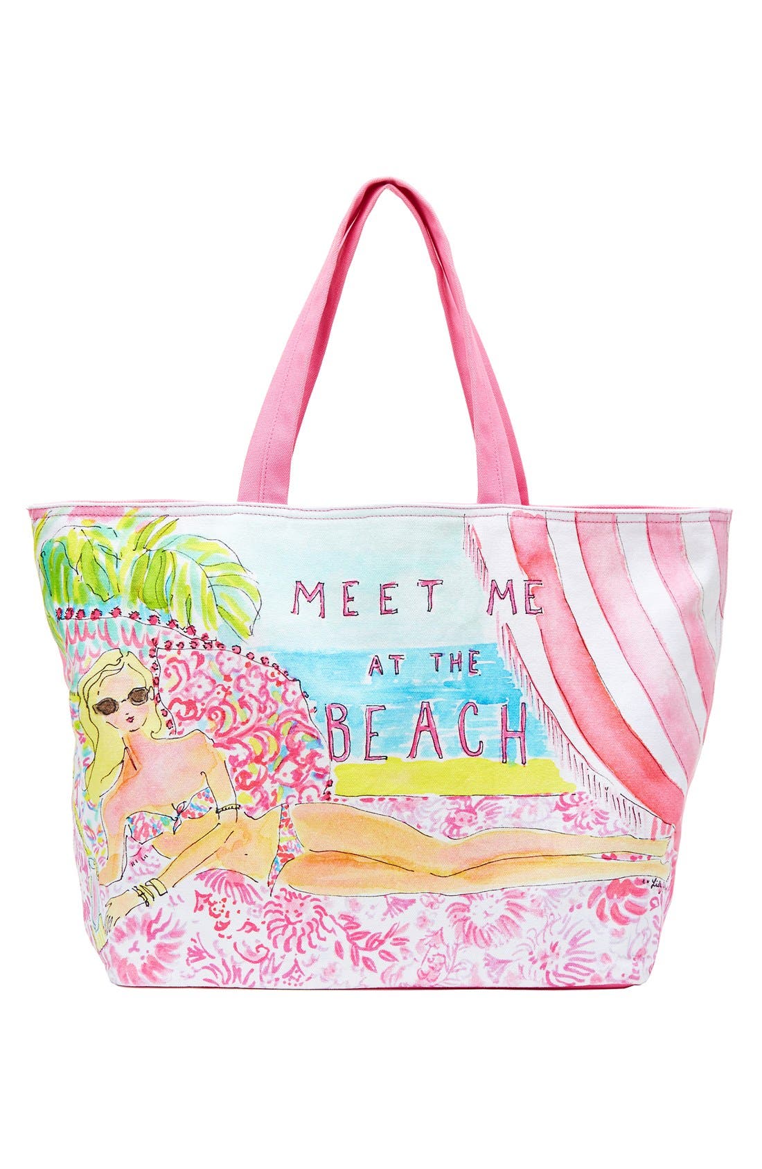 lilly pulitzer beach tote